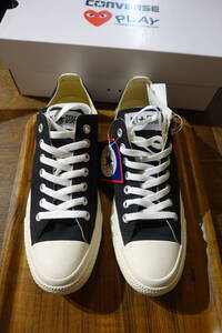 CONVERSE コンバース x PLAY プレイコムデギャルソン 未使用　1CK712 OX PCDG スニーカー1CK712　サイズ27　2024年夏購入