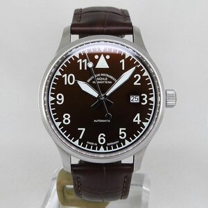 中古ミューレ・グラスヒュッテ【MUHLE GLASHUTTE】 M1-37-48LB テラスポーツI オートマティック ブラウン OH済