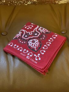 50s FAST COLOR BANDANA ヴィンテージ ビンテージ ファーストカラー バンダナ 下鼻象 エレファント ELEPHANT 片ミミ アメカジ 40s 送料無料