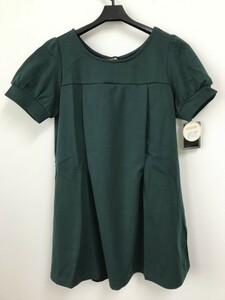 【レディース】重ね着風後ろ見せプルオーバー/マタニティ/グリーン/4L/XXXL