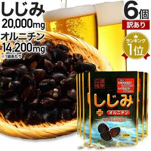 訳あり サプリ しじみ アウトレット 160粒*6個セット 約120～156日分 賞味期限2025年1月以降 送料無料 メール便