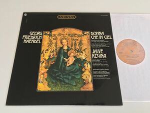 【79年イタリア盤】G.F.Haendel / Donna Che In Ciel, Salve Regina コーティングジャケットLP ARS NOVA VST6134 Maria Manni Jottini,