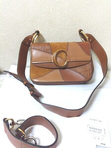 美品　直営店購入　クロエ Chloe 2WAY ダブルキャリーバッグ 定約35万円