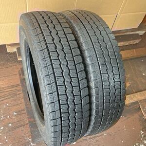 良いスタッドレス 155/80R14 LT 2本／88/86N／DL WINTERMAXX 8分,9分上 送料込4400円〜 A4089-02