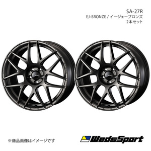 WedsSport/SA-27R ムラーノ Z51 アルミホイール2本セット【18×8.0J 5-114.3 INSET42 EJ-BRONZE】0074175×2