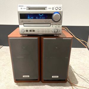 241107-509-287 TY200 千葉市引取限定！通電確認済み！ONKYO オンキョー ミニコンポ FR-N7X D-N7X スピーカーセット 音響機器 