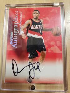 レア サイン 1999 -00 Skybox Autographics DAMON STOUDAMIRE Auto / デイモン スタッダマイアー Autograph NBA