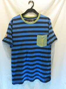 RONHERMAN ロンハーマン SOLCA ソルカ　　ボーダー Tシャツ　BLU S