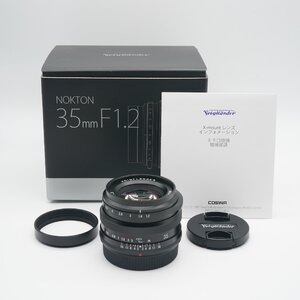 ほぼ新品 Voigtlander フォクトレンダー NOKTON 35mm F1.2 X-mount