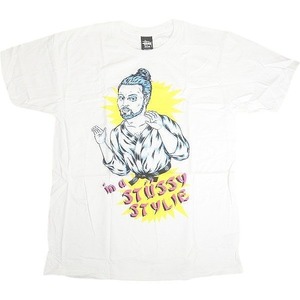 STUSSY ステューシー STUSSY STYLIE TEE WHITE Tシャツ 白 Size 【M】 【新古品・未使用品】 20812784