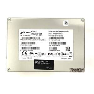 K61008173 Micron SATA 64GB 2.5インチ SSD 1点 使用時間：13696【中古動作品】070130