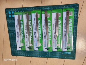 プラモデル ピンセット 6セット 道具 精密 HRC30 高品質 ナイフ DIY ステンレス 磁性なし ステンレス