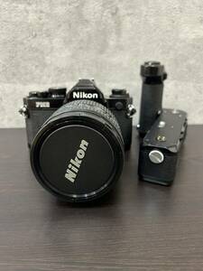 #3283 ニコン Nikon NEW FM2 ボディ×AF NIKKOR 24-120mm F3.5-5.6 D×MD-11 モータードライブ セット 一眼レフ フィルムカメラ