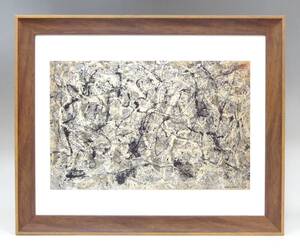 新品☆額付アートポスター◇ジャクソンポロック☆Jackson Pollock☆絵画☆壁掛け☆インテリア☆抽象画☆139