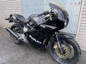  エンジン始動確認、GSX-R250 GJ72A 書類、鍵付き　レストアベースorフルレストアベース車