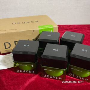 未使用 DEUXER デューサー ミディアムハードワックス4 80g 5セット ヘアーワックス スタイリング剤 整髪料