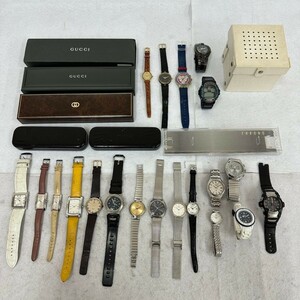 M818-000 腕時計 20点セット GUCCI/ウォルサム/CASIO/RADO/ディーゼル/スウォッチ/フルラ/ポールスミス/SEIKO/クォーツ 他 まとめ ⑩