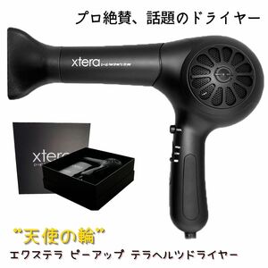 プロ絶賛 ヘアサロン 高級 天使の輪 ドライヤー エクステラ ピーアップ テラヘルツ マットブラック 黒 1000W 美容室 業務用 おしゃれ