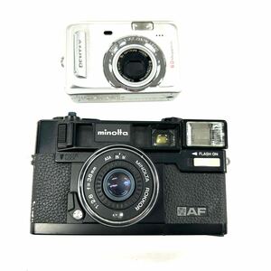 Y1327 フィルムカメラ デジカメ まとめ MINOLTA ミノルタ HI-MATIC AF PENTAX ペンタックス Optio S60 ジャンク品 中古 訳あり