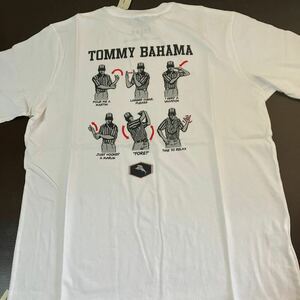 新品TOMMY BAHAMA トミーバハマ Tシャツ新品 211948 USAサイズ L WH