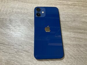 【9714】iPhone 12 mini 64 GB Blue SIMフリーバッテリー100% 利用制限なし 1円～スタート