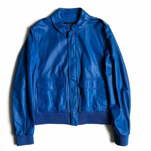 【最高級】BLACK LABEL RALPH LAUREN 【ラムレザー A-2 フライト ジャケット】L ブラック レーベル ラルフローレン 2411222