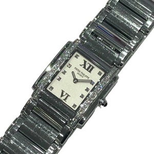 パテック・フィリップ PATEK PHILIPPE トゥエンティー4 4910/10A-010 シルバー SS　10Pダイヤ 腕時計 レディース 中古