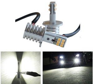 アルファード H17.4 ～ H20.4 マルチレ/H15.7 ～ ハイブリッド フォグランプ H3 LED 白 12V 80W LEDバルブ取付簡単 ホワイト 2個セット