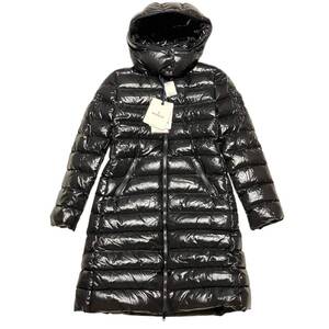 MONCLER モンクレール 未使用 タグ付き MONCLER MOKA ブラック 0 ダウンジャケット ロング丈 ナイロン レディース 国内正規品