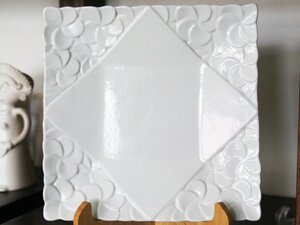 【アウトレット】ジェンガラ JENGGALA 食器・陶器 Jenggala Square Frangipani Plate ※同梱発送可