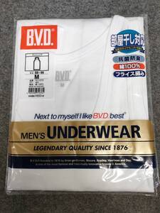 B.V.D. メンズ 男性用 アンダーウェア ランニング Mサイズ サイズ胸囲 88〜96 綿 100%　※在庫複数あり