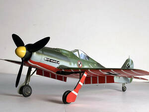 【atsudra工房完成品】1/32 FW190D-9 第44戦闘団 ハインツ・ザクセンブルク少尉機