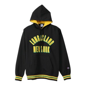 新品　Champion スウェットパーカー　ニューヨーク　裏起毛スウェット　New York M