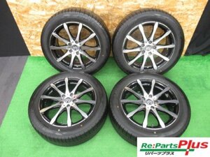 ★2792AMZ　レアマイスター　ノニーノ　17×7.0J 5/114.3 +55　DUNLOP　RV505　215/55R17　夏セット　4本　中古