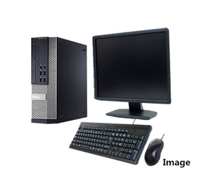 中古パソコン Windows 10 Pro 32Bit搭載 17インチ液晶セット/DELL Optiplex シリーズ Core i3～/メモリ2GB/HDD1TB/DVD-ROM