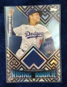 Topps UPDATE 山本由伸 RISING ROOKIE RELIC CARD ルーキーカード ジャージ