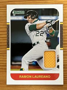 2021 DONRUSS 1987 ラモン ローリアーノ Ramon Laureano 材料 87M-RLレリックカード