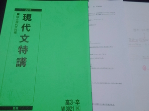 駿台　現代文特講　中野　解説・板書　難関大　東大　東進 Z会 ベネッセ SEG 共通テスト　駿台 河合塾 鉄緑会 