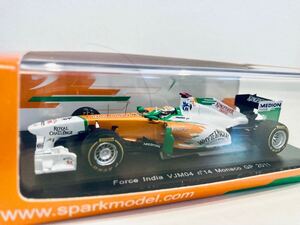 【送料無料】1/43 Spark FORCE INDIA Mercedes VJM04 A.Sutil スーティル Monaco GP 2011