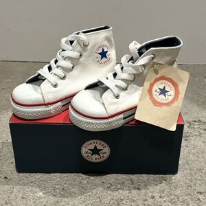 USA製 90s Converse コンバース SMALL STAR HI デッドストック スモールスター オールスター キッズ 子供用 箱付き