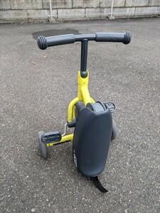 美品　子供用自転車　黄色　D　bike　dax　1.5歳〜4歳