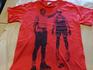 80ｓ　Vintage NIKE T-shirts　Spike ＆Jordan 　銀タグ　米国製　size　L 