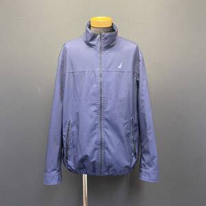 NAUTICA FULL ZIP JACKET ノーティカ フルジップ ジャケット size L ネイビー 長袖 メンズ