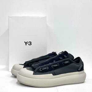 YOHJI YAMAMOTO ヨウジヤマモト Y-3 ワイスリー GW8624 AJATU COURT LW アジャツ コート ロー スニーカー ブラック系 26.5cm