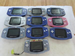 ★ジャンク　Nintendo GAME BOY ADVANCE ゲームボーイアドバンス×10個　　②