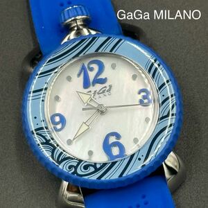 【未使用】GaGa MILANO ガガミラノ レディスポーツ 40mm ブルー