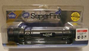 防犯警備用に最適　最後の1点、再入荷はございません SuperFire/スーパーファイア SF-307N　ジェントスLEDライト 新品