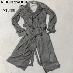 【美品】N.HOOLYWOOD トレンチ コート ダブル ベルト付き XL相当