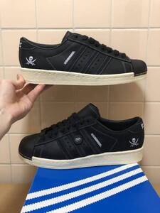 NEIGHBORHOOD ネイバーフッド × adidas ORIGINALS アディダス オリジナルス SUPERSTAR N 2005 ID8650 サイズUS10.5 28.5cm ブラック　FK