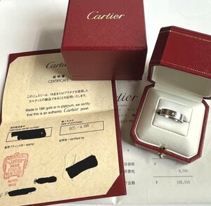 ICH【中古美品】 美品 Cartier カルティエ ラブリング プラチナ950 10.4g 指輪 アクセサリー 〈207-240522-ss7-ICH〉